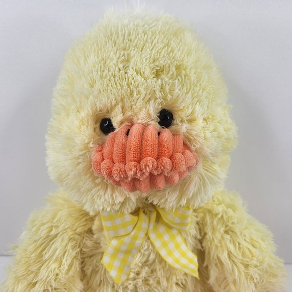 Yellow Duck Plush 14" Stuffed Farm Animal Toy Best Made Toys 2016 - Picture 2 of 9